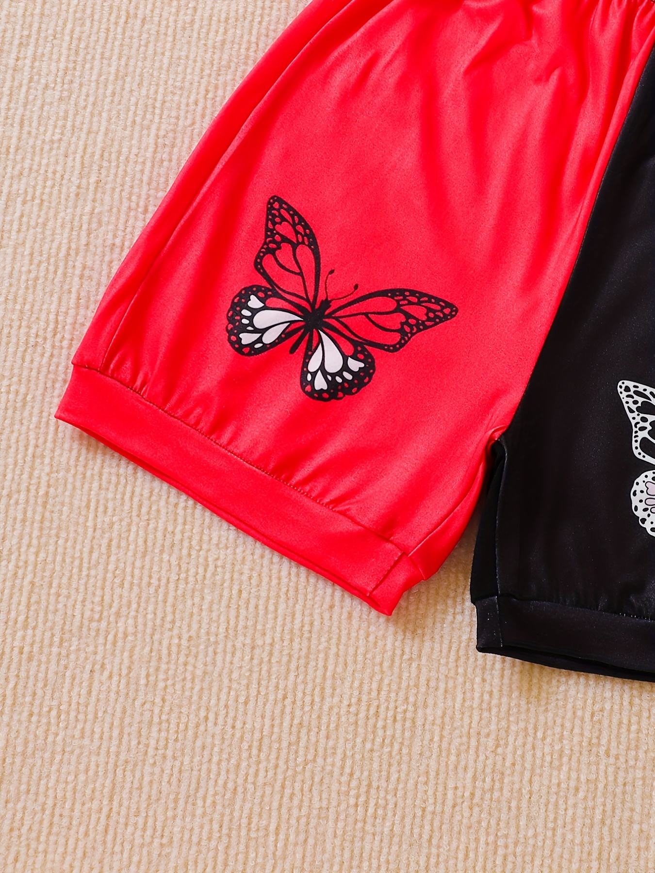 Soft Girls Butterfly Print Lounge Shorts