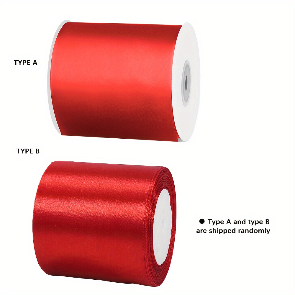 X 100 Yards Satin Ribbon Satin Braided Ribbon For Gifts - Temu