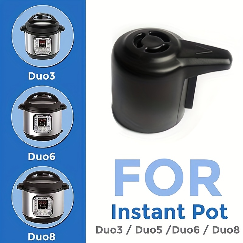 6 Qt Instant Pot DUO NOVA Lid + Sealing Ring + Steam Release Handle + Vent  Knob