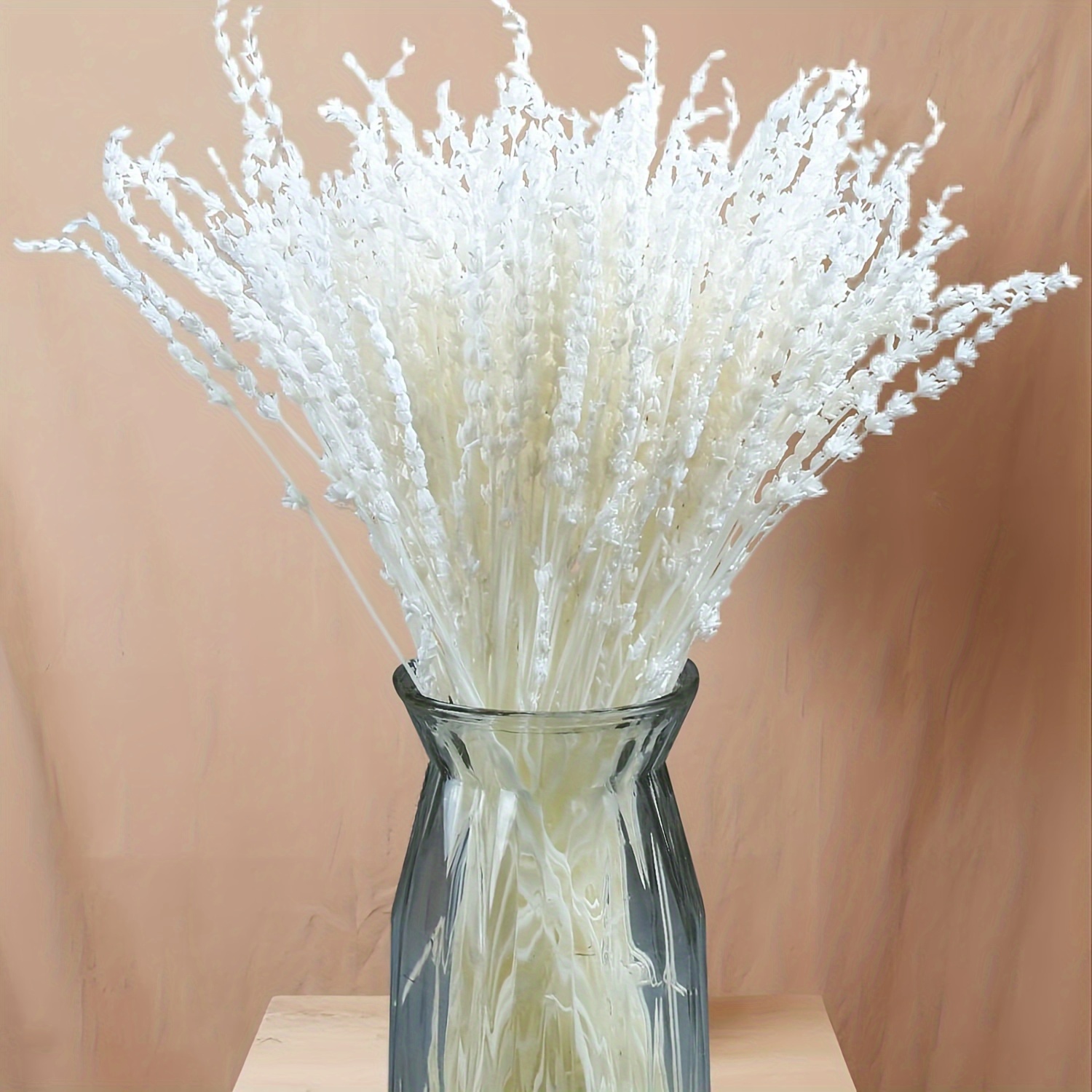 Paquetes de flores secas de lavanda y lavanda marina: ramo de flores secas  de 16 pulgadas 100% naturales para jarrón, decoración del hogar, regalos de