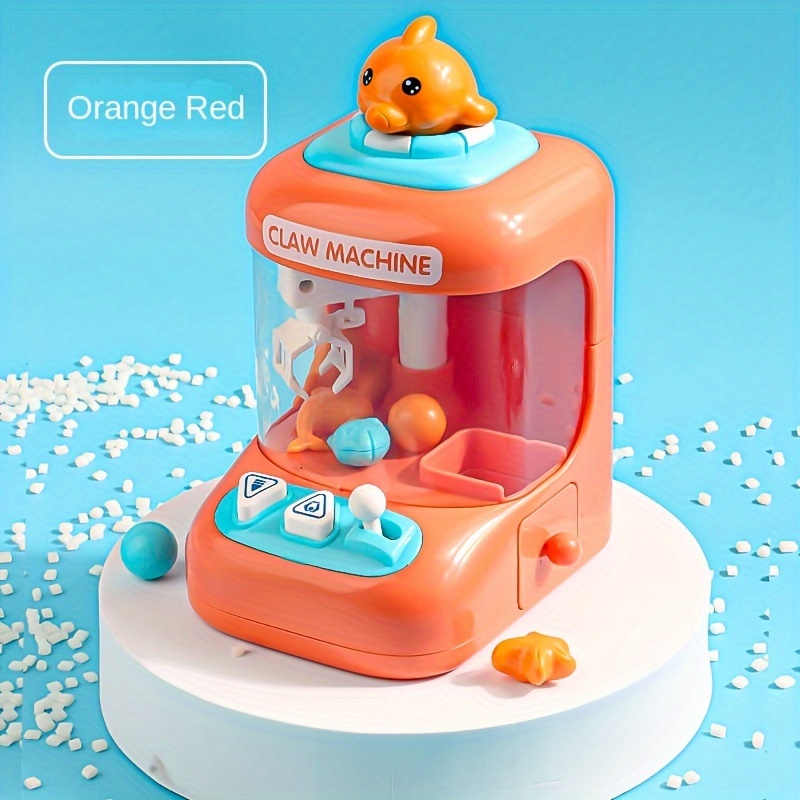 Scratching Doll Battle Machine Clip Doll Machine，Small Household Twist Egg  Machine，Coin Throwing Arcade Game Machine Toy