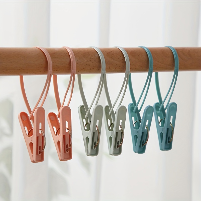  16 Pack Laundry Hooks, Clothes Pins and Hanging Clips - Heavy  Duty Clothespins and Hangers for Closet, Travel, Pants, Socks, Handbags :  Home & Kitchen