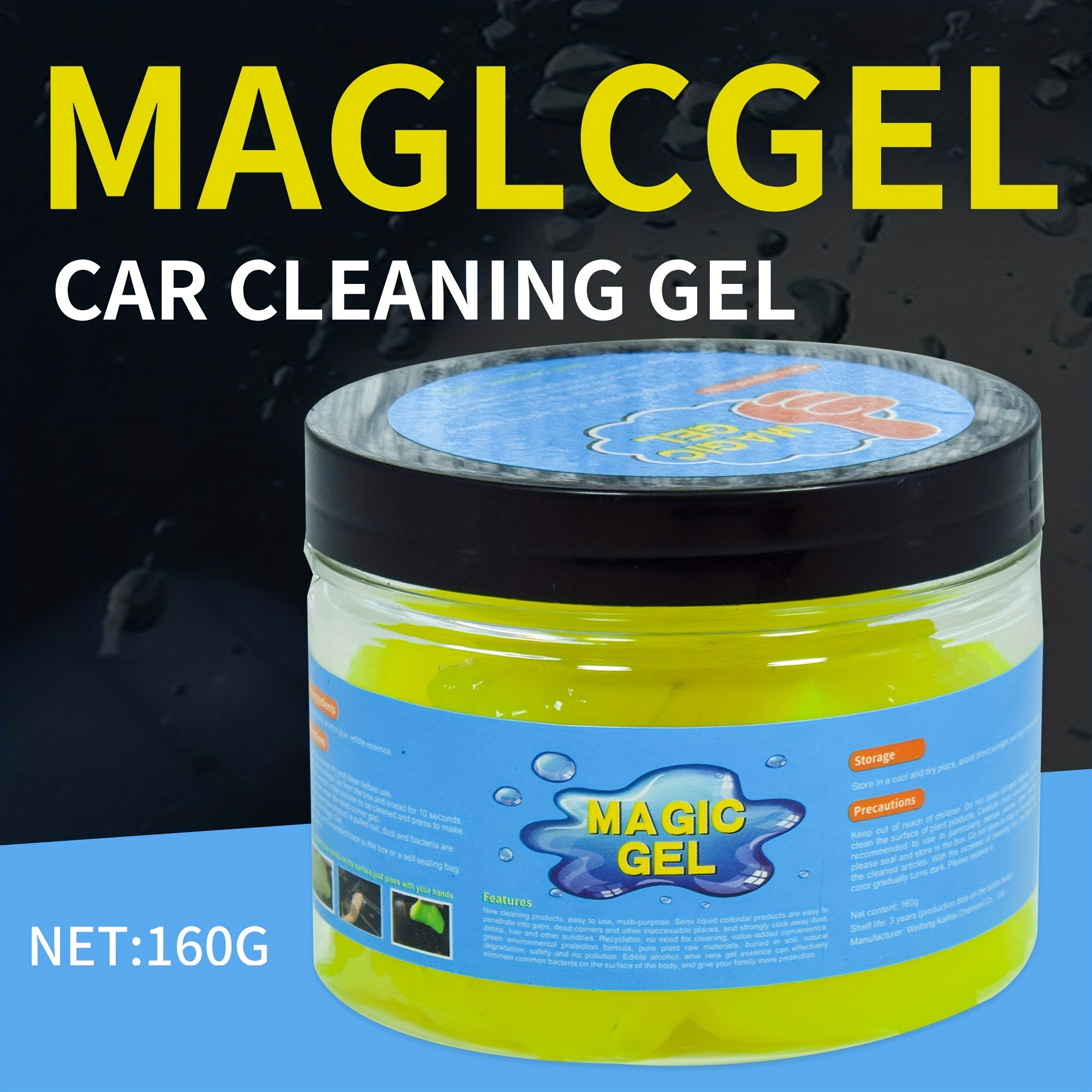 1 Pack Keyboard Cleaner Car Vent Interior Details Cleaning Gel Laptop  Universal Dust Gum Computer PC Magic Innovative Super Soft Sticky Cleaning  Putty