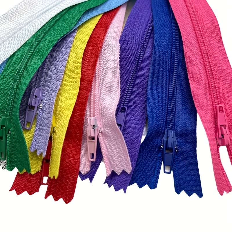 Zippers Mixed Colorful Nylon Coil Zippers Sewing Zippers For - Temu