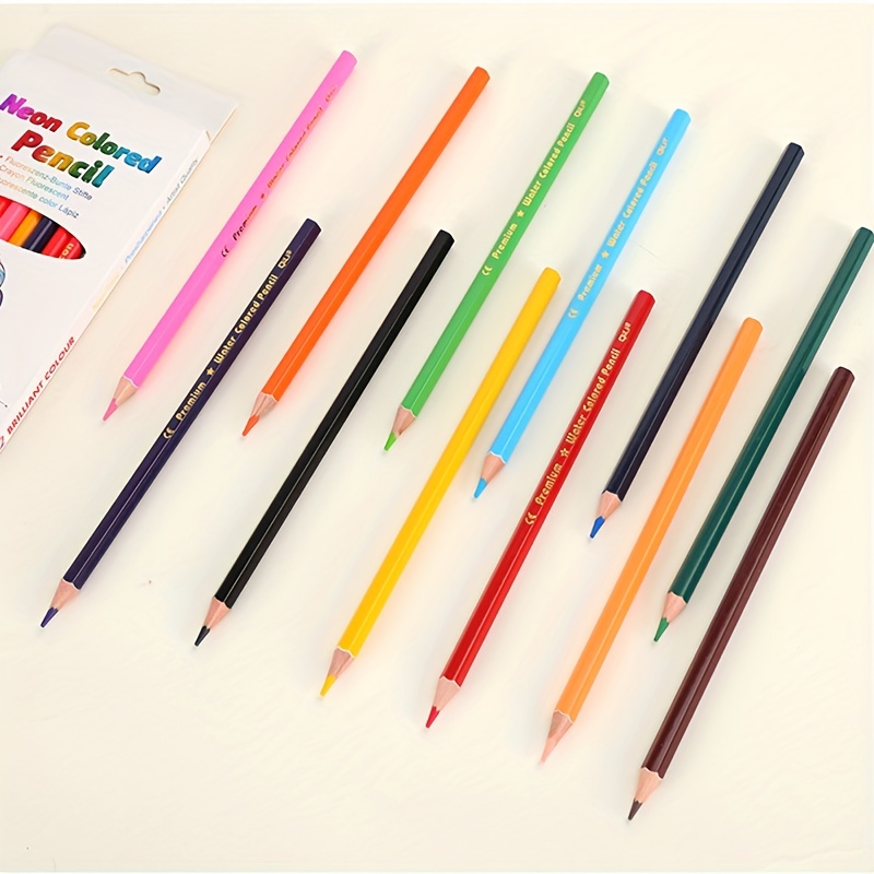 Child log Drawing Pencil 12 Colored Pencil Art Drawing Painting Pencils For  School student Stationery