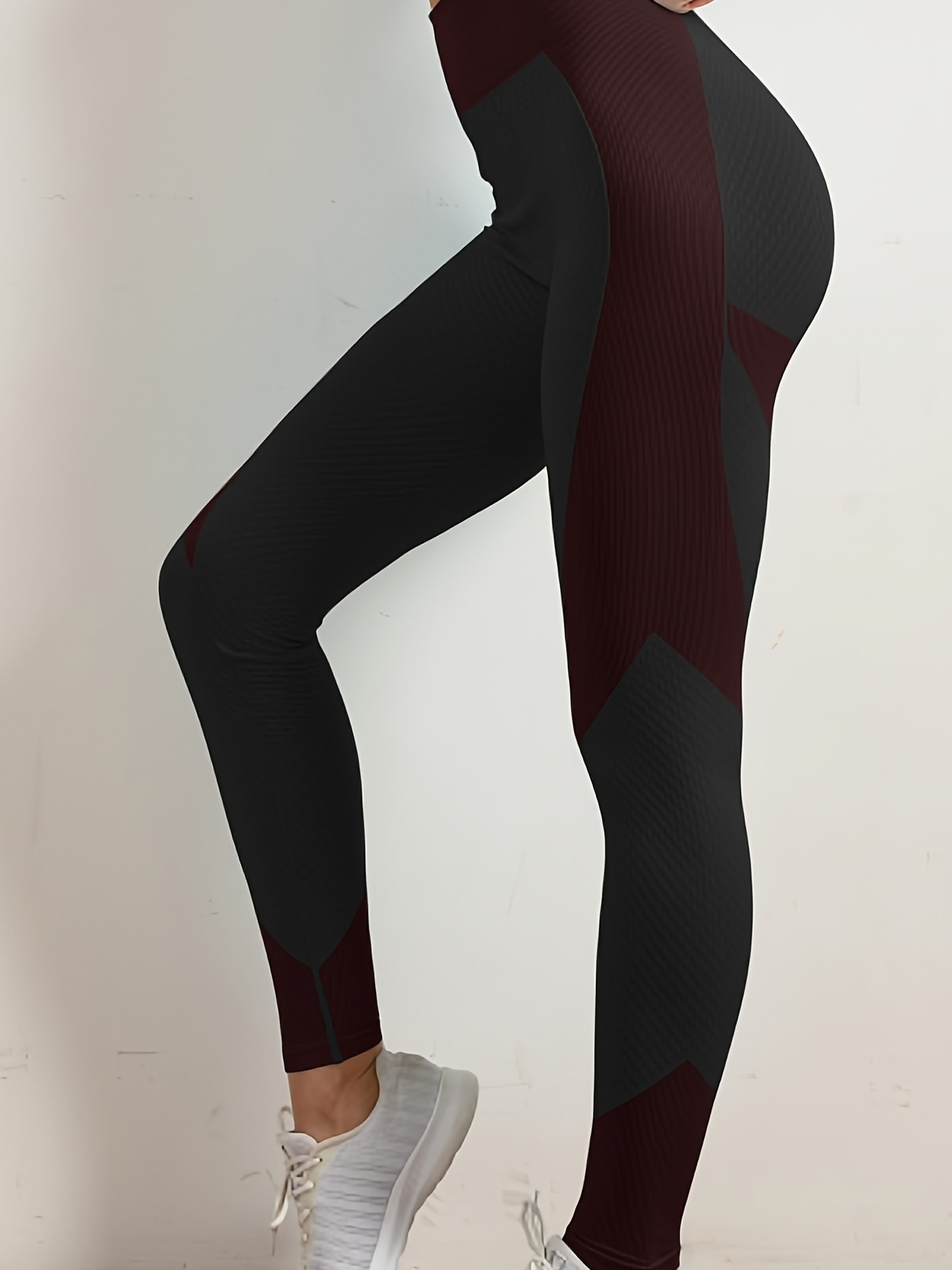 Paint Look High Waist Zipper Leggings