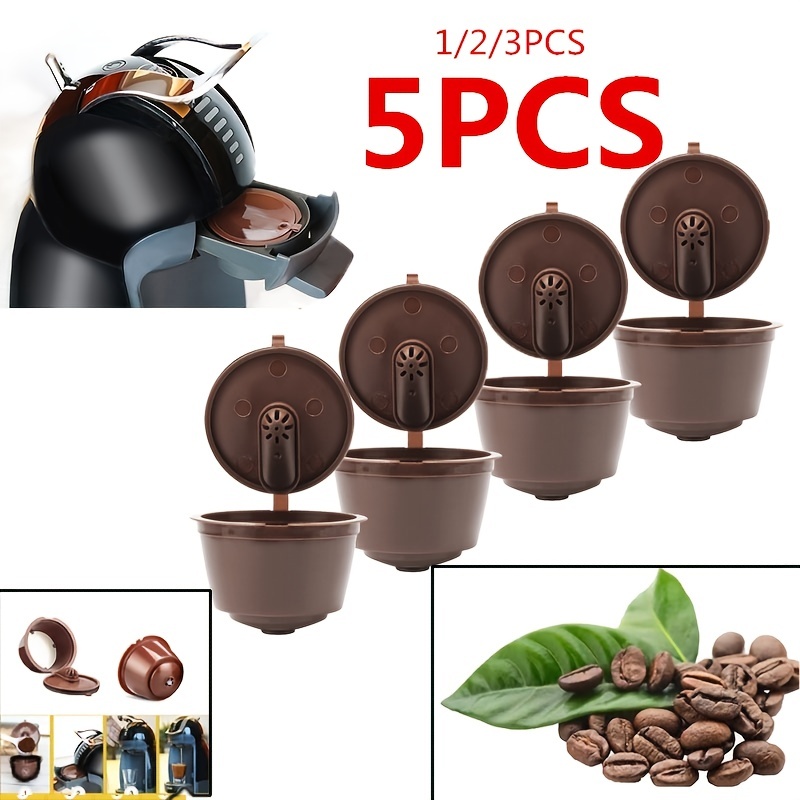 1 Set Refillable Coffee Capsule Cup For Dolce Gusto Nescafe Reusable Filter  Pod