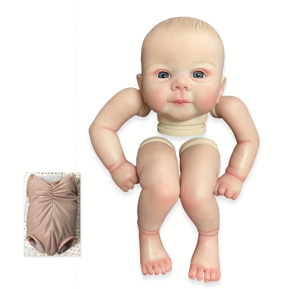 Realistic 20 Inch Bebe Reborn Reborn Doll Kits Kit Fabric Body, Unpainted &  Unfinished DIY Blank Reborn Doll Kits Parts Perfect Childrens Gift Q0910  From Yanqin05, $25.77