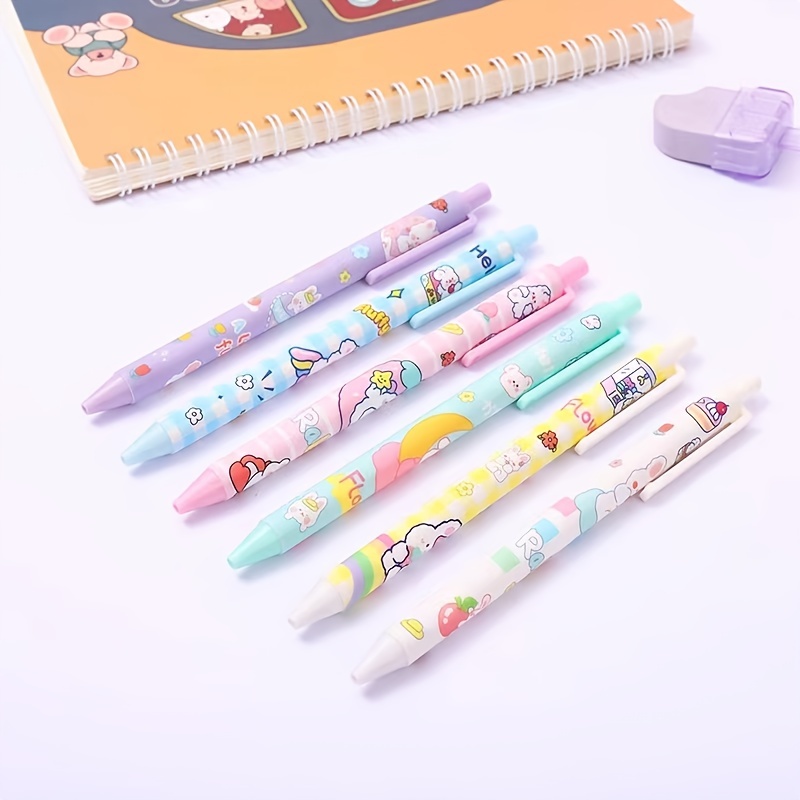 Cute Gel Pen: Creative Bunny Girls Bowknot Press Office Gift - Temu