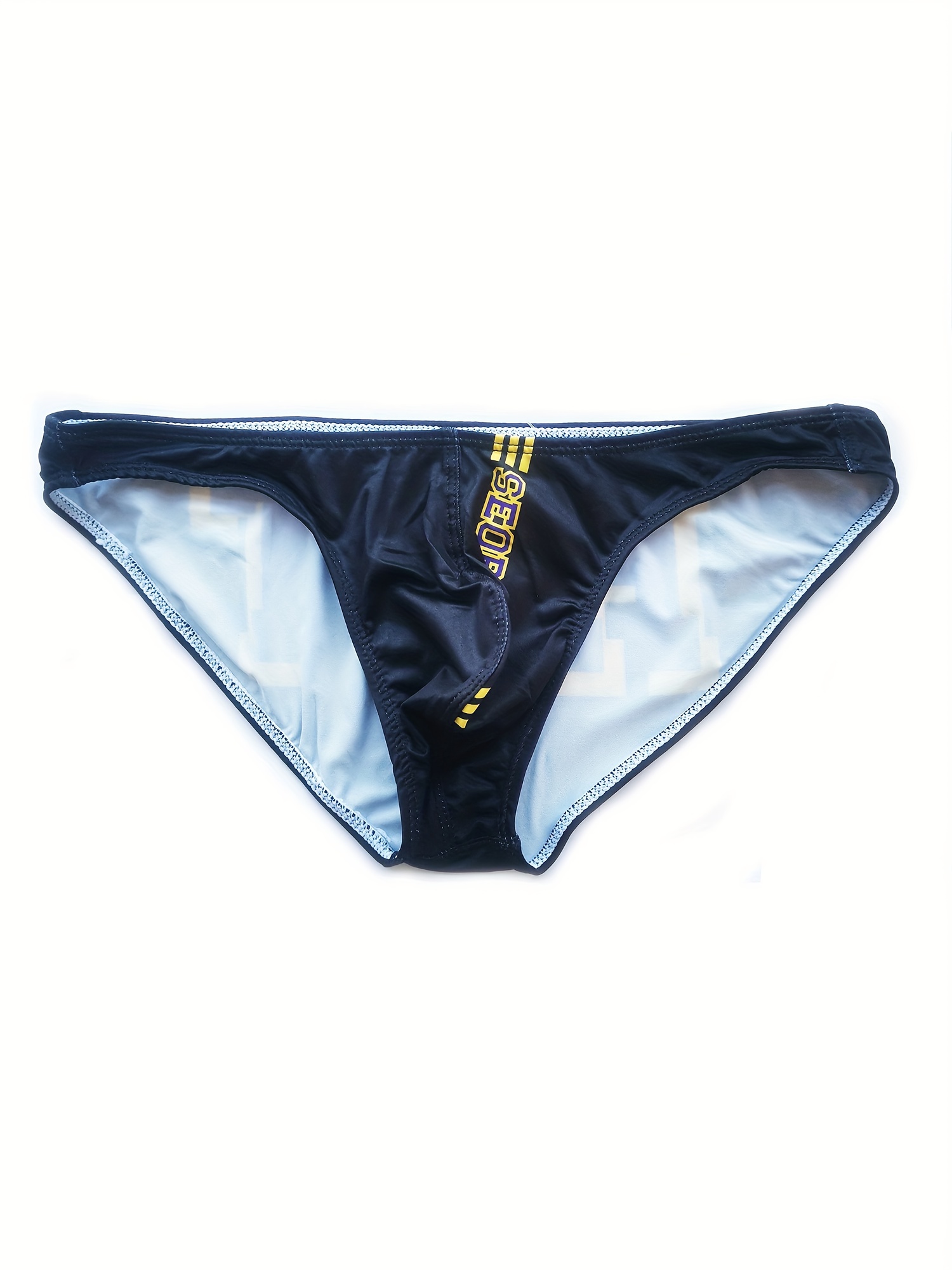 Men Briefs Mens Panties Underpants Thongs Underwear Breathable Ice Silk  Elastic