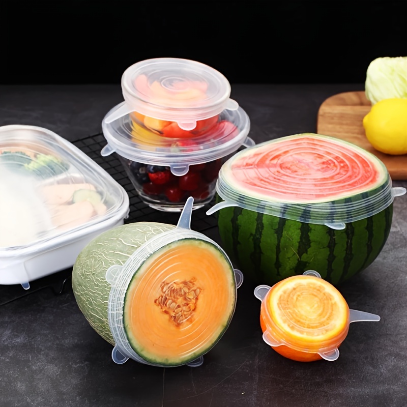 100pcs Food Bowl Protective Covers, Stretchable Food Cover, Suitable For  Different Sizes 2-9.5 Inches Bowls And Plates