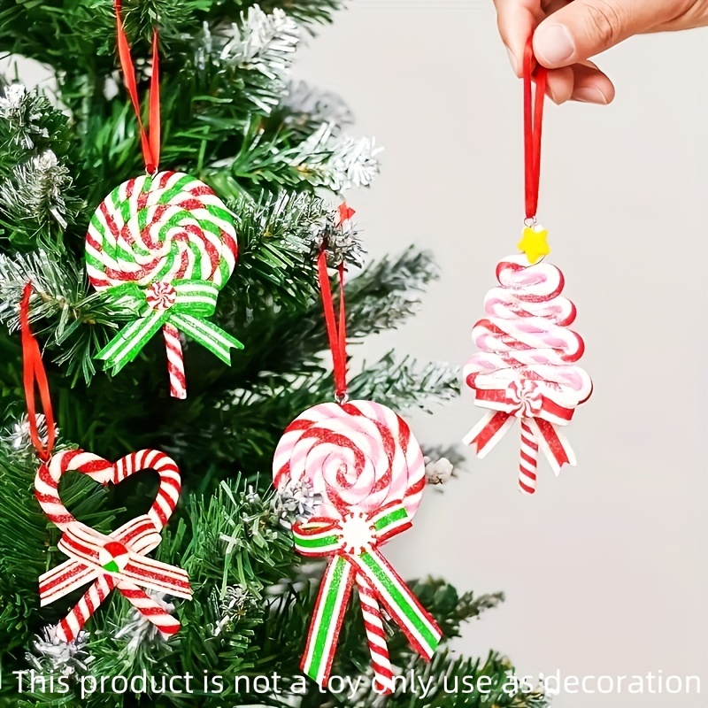 Christmas Candy Ornaments Fake Candy Canes Candy Cane Hanging