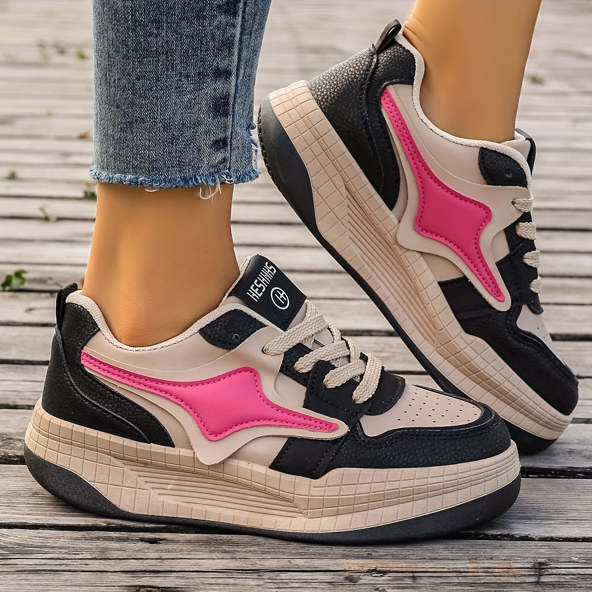 Zapatillas Para Mujer Cómodas Con Plataforma Zapatos De Deporte Casual