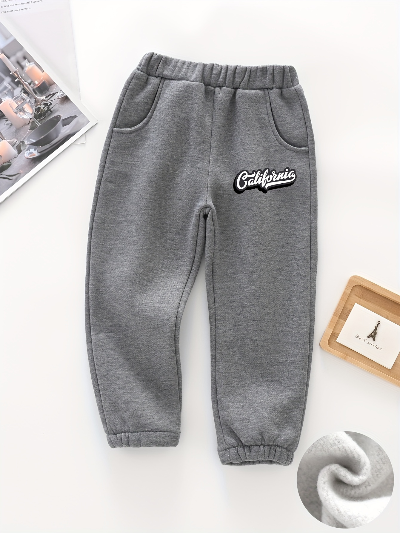 Pantalones Deportivos Estilo Jogger Estampado Letras - Temu