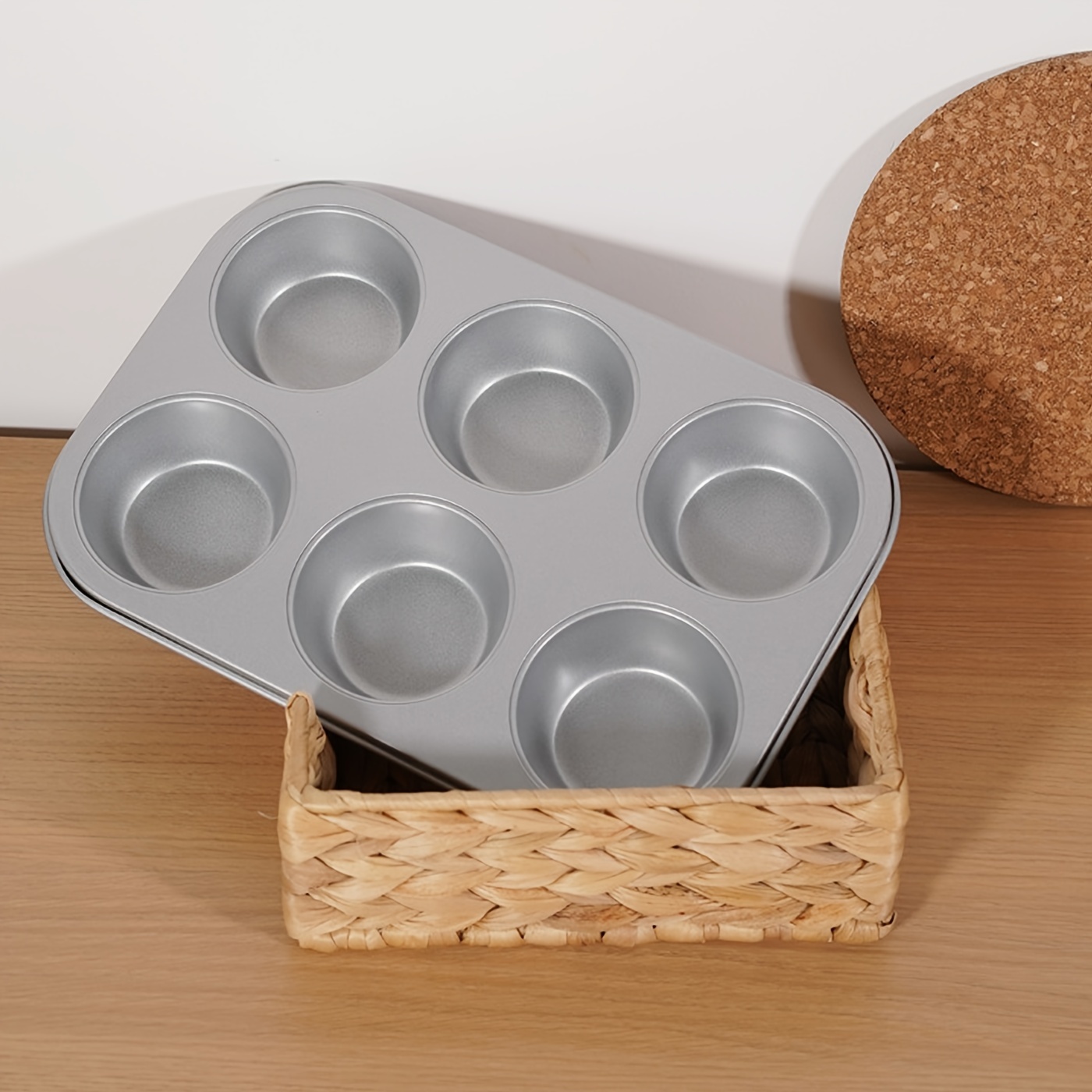 3pcs, Silicone Muffin Pan, BPA Free Cupcake Pans, Including Mini 24 Cups,  Regular 12 Cups Muffin Pan & Texas Size 6 Cups Muffin Pan, Pop Out Easily