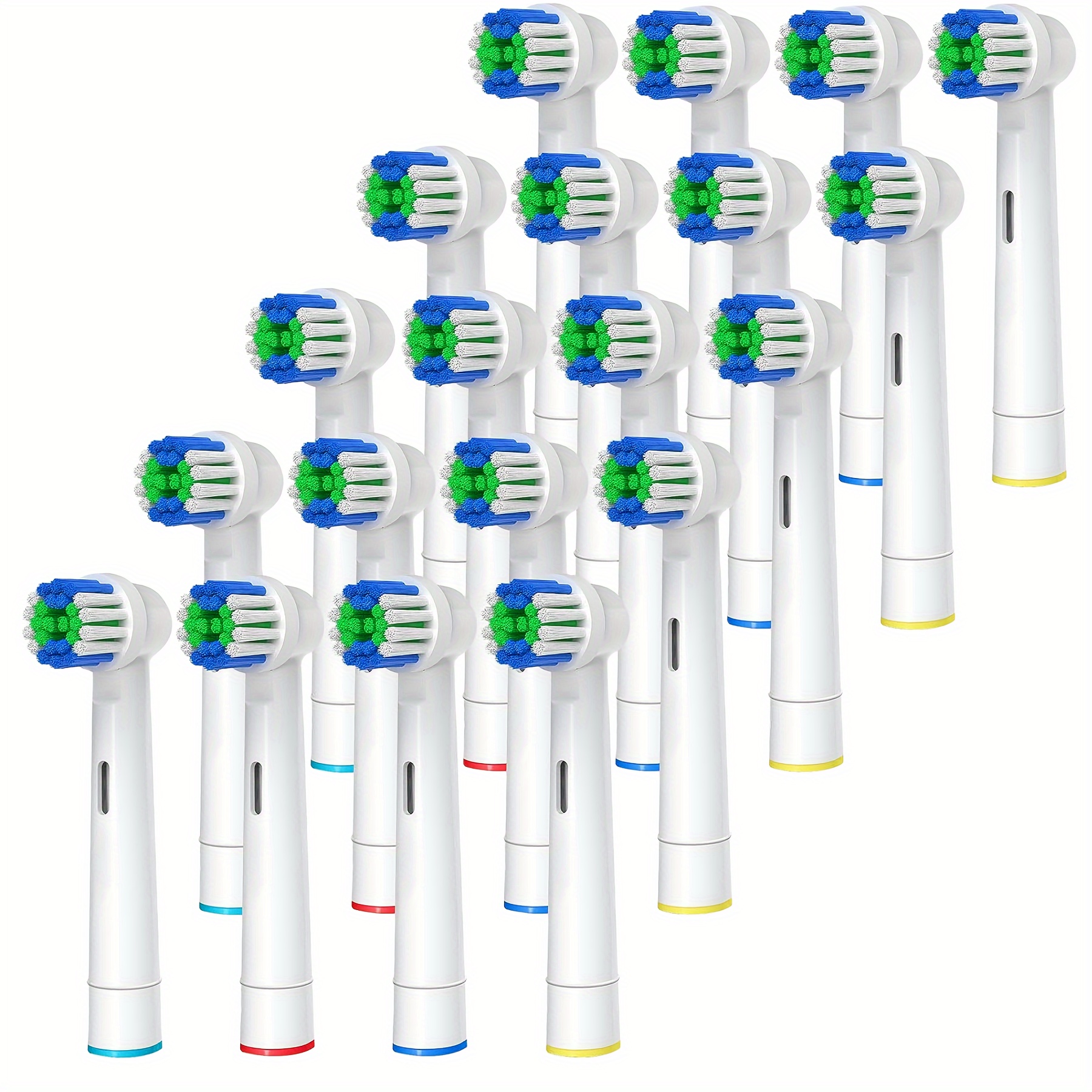 

Replacement Toothbrush Heads Compatible With Oral-b Braun, 20 Pcs Professional Electric Toothbrush Heads Brush Heads For Oral B Replacement Heads Refill Pro 500/1000/1500/3000/3757/5000/7000/7500/8000