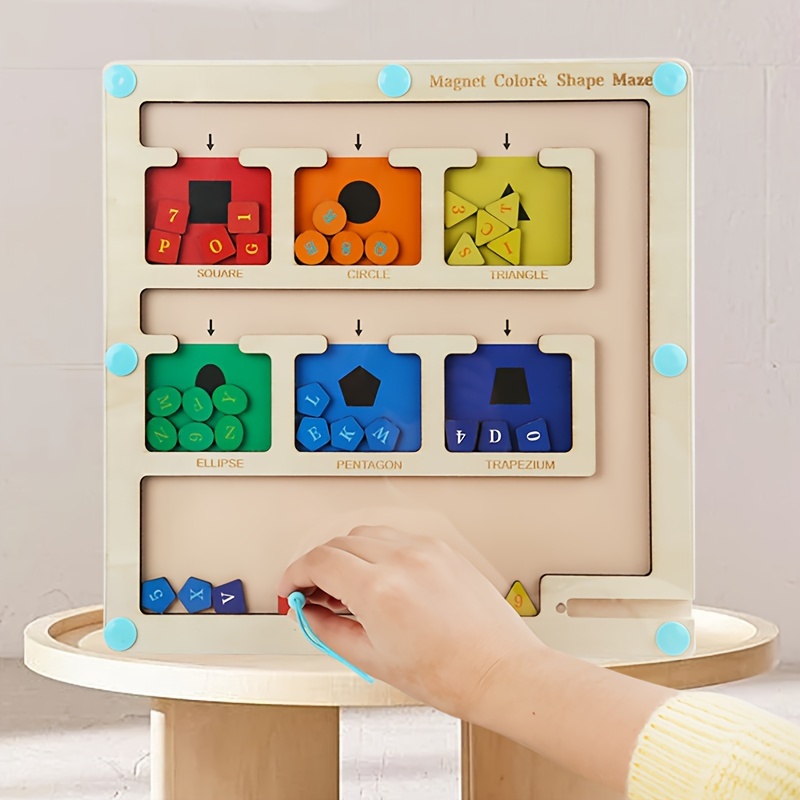 2 Pole Wooden Magnetic Fishing Game Abc Alphabet Numbers Color Sorting  Counting More Early Learning Toy For Kids Ages 3, Don't Miss These Great  Deals