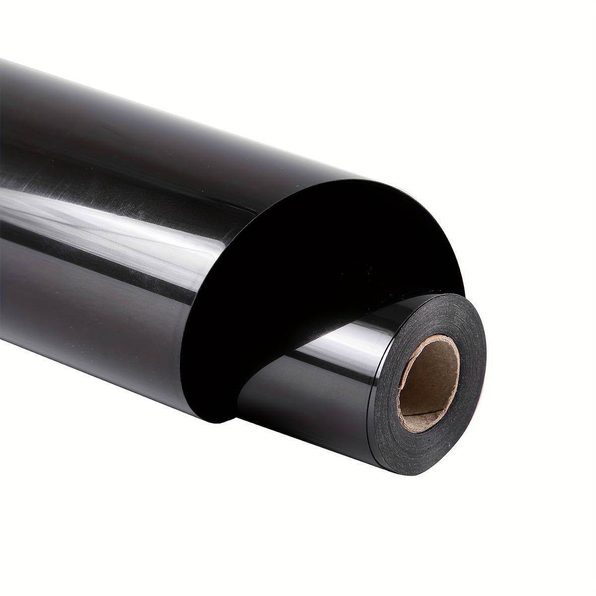 TEMU Black Iron On Vinyl 12inch By 3ft Heat Transfer Vinyl For T-shirt Rolls For All Cutter Machine - Easy To Cut & Weed