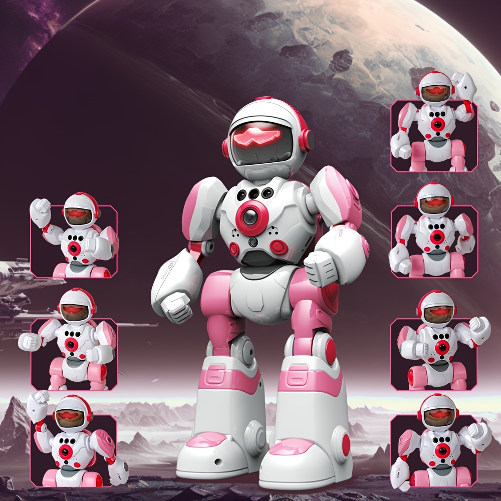 Think Gizmos Grand Robot Electronique Programmable - Robot Télécommandé -  Robot Intelligent - Qui Parle, Tire des Missiles, Marche et Danse (10  Fonctions) (Argent) - Jouet pour Garçon et Fille : : Jeux et Jouets
