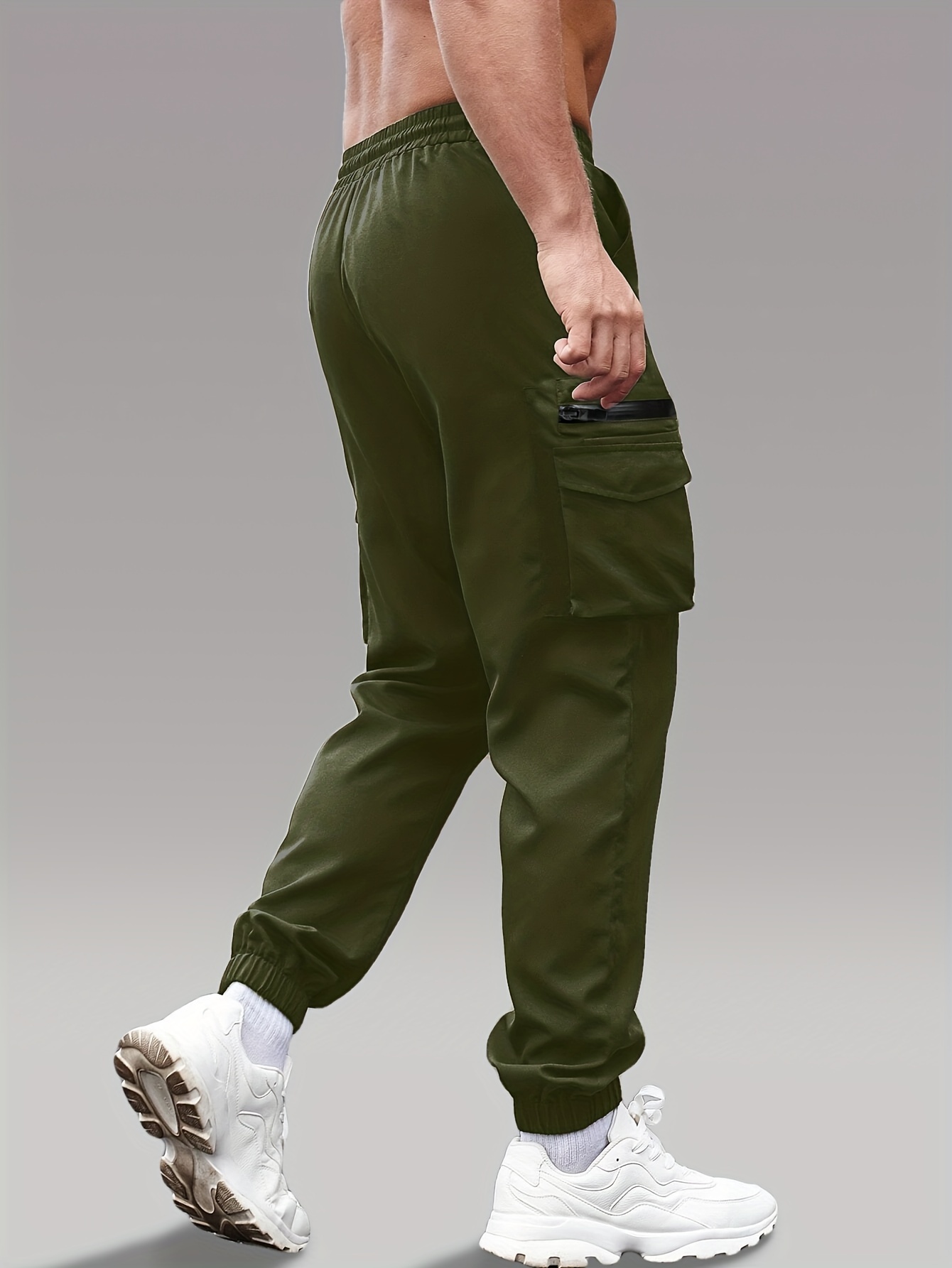 Men's Utility Pocket Cargo Pants, Cargo Pant for Men, Pocket Cargo