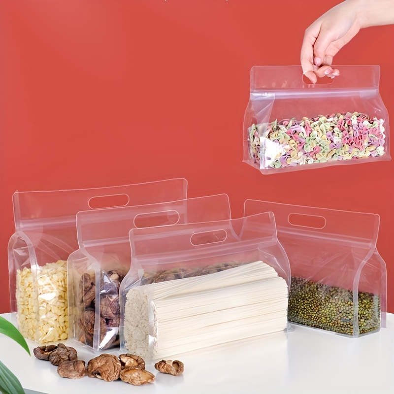 Frosted Transparent Ziplock Bag Clear Plastic Storage Bag Snack