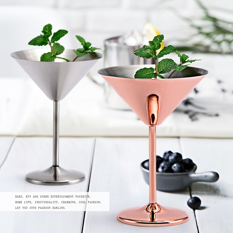 Stainless Steel Martini Glasses, Martini Steel Glasses