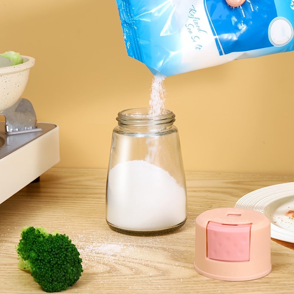 Kitchen Push-type Quantitative Salt Shaker Salt Control Bottle