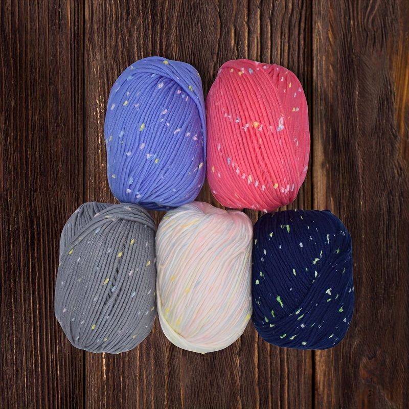 6 Set Cashmere Worsted Fuzzy Wool Yarn Hand Knitting Crochet High Quality  Thread