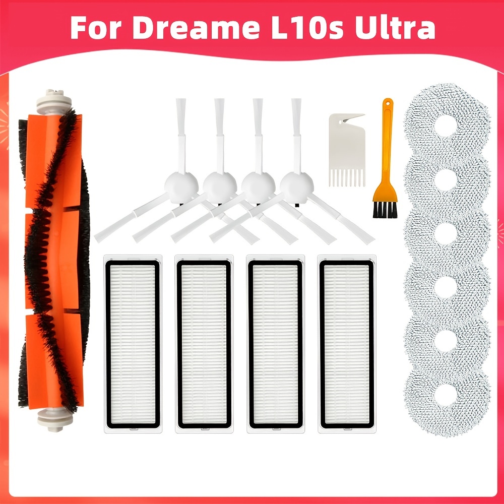 For Xiaomi L10s Ultra / Mijia Omni B101cn / Dreame S10 / S10 Pro Part Main  Side Brush Hepa Filter Mop Cloth Kit Replacement Spare Accessories - Temu  United Arab Emirates