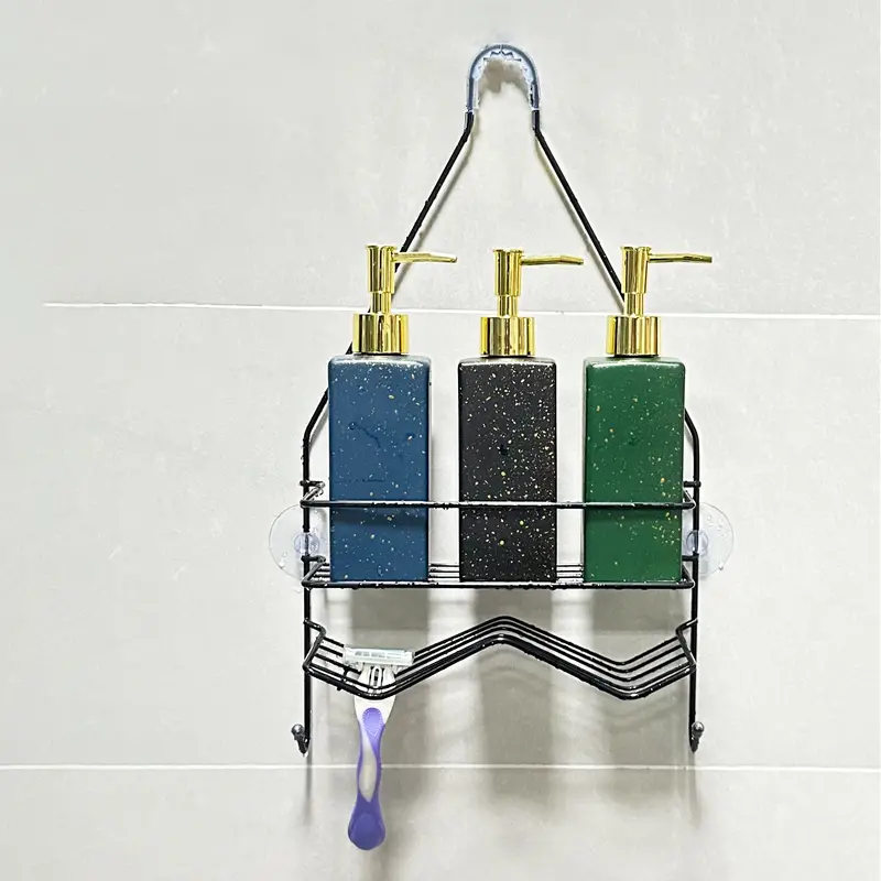 Metal Wire Shower Caddy Shampoo Bar Bathroom Supplies - Temu