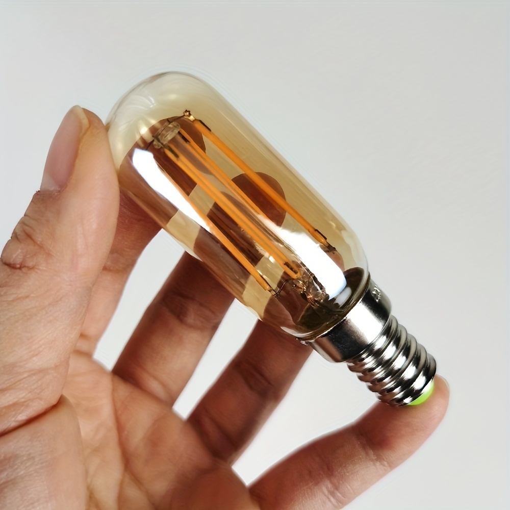 E14 Base LED Bulb T25 4W Tubular Screw Edison Light 2700K Warm