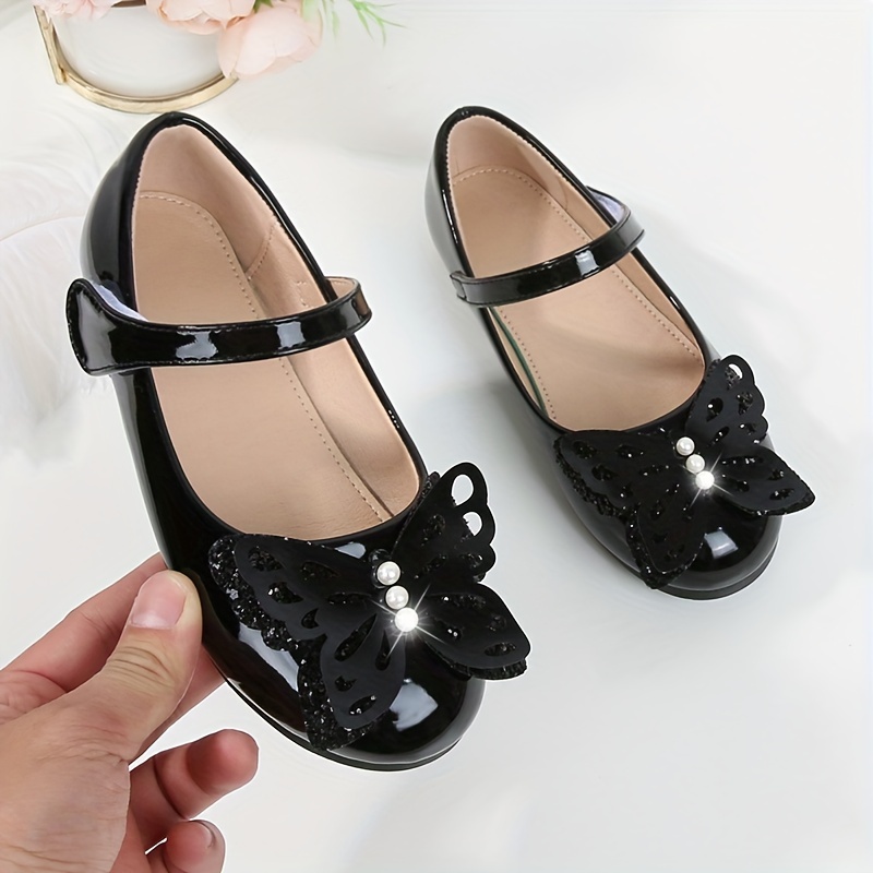 Childrens black hot sale party shoes