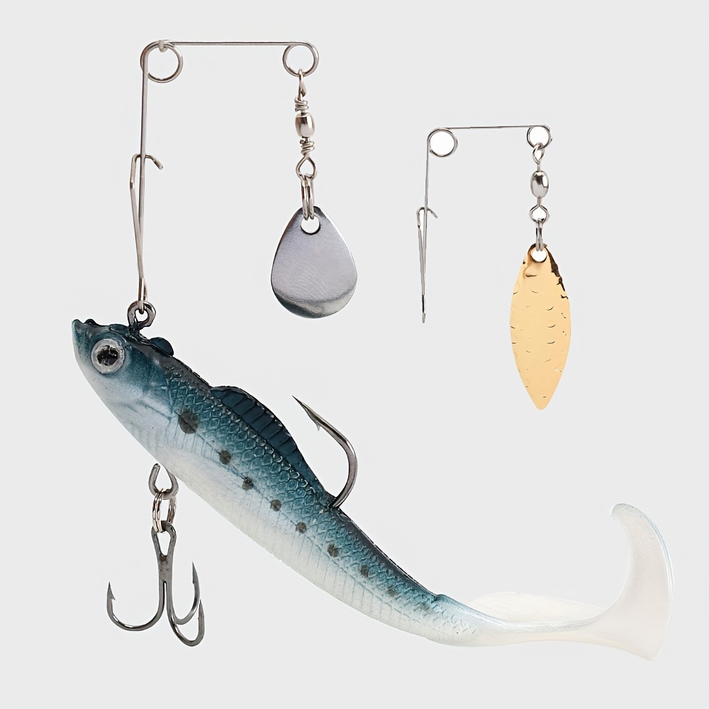 Stainless Steel Willow Sequin Fishing Lure Rotating - Temu
