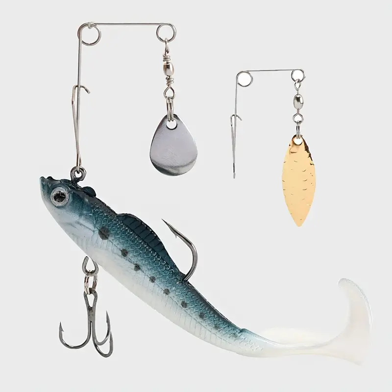 Premium Smooth Nickel Spinner Blades Effective Fishing Lures