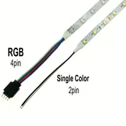 home decoration, 12v led strip light 2835 5 meters 60 led warm white colorful button light string 2pin ip20 for party home decoration details 4
