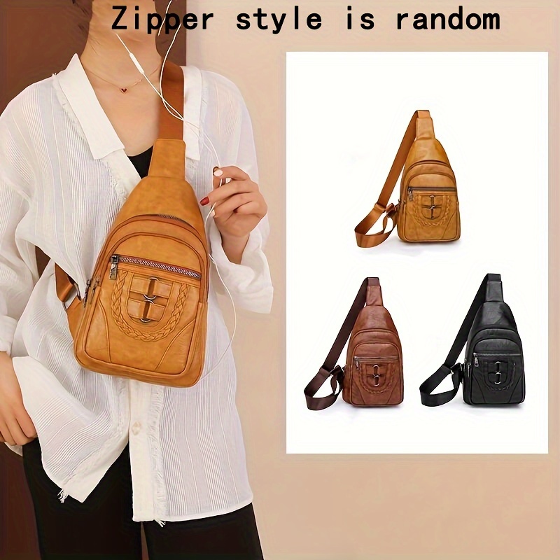 Trendy Letter Graphic Sling Bag, Outdoor Sports Crossbody Bag, Casual  Street Wear Chest Bag - Temu New Zealand