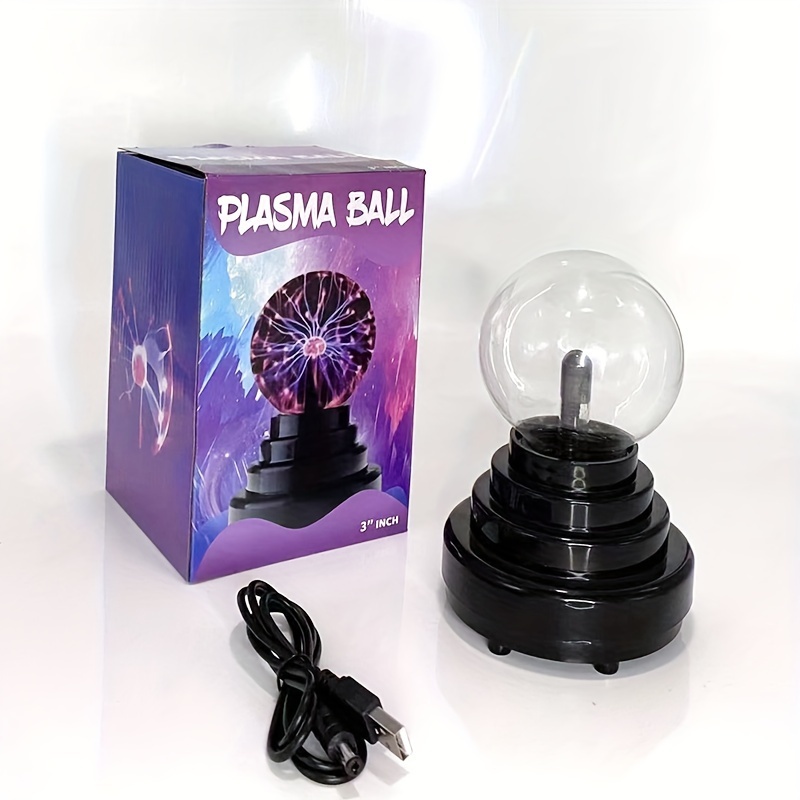 8 Inch Plasma Ball, Magic Touch Sensitive Plasma Lamp Nebula Sphere Globe  for Parties, Decorations, Prop, Home