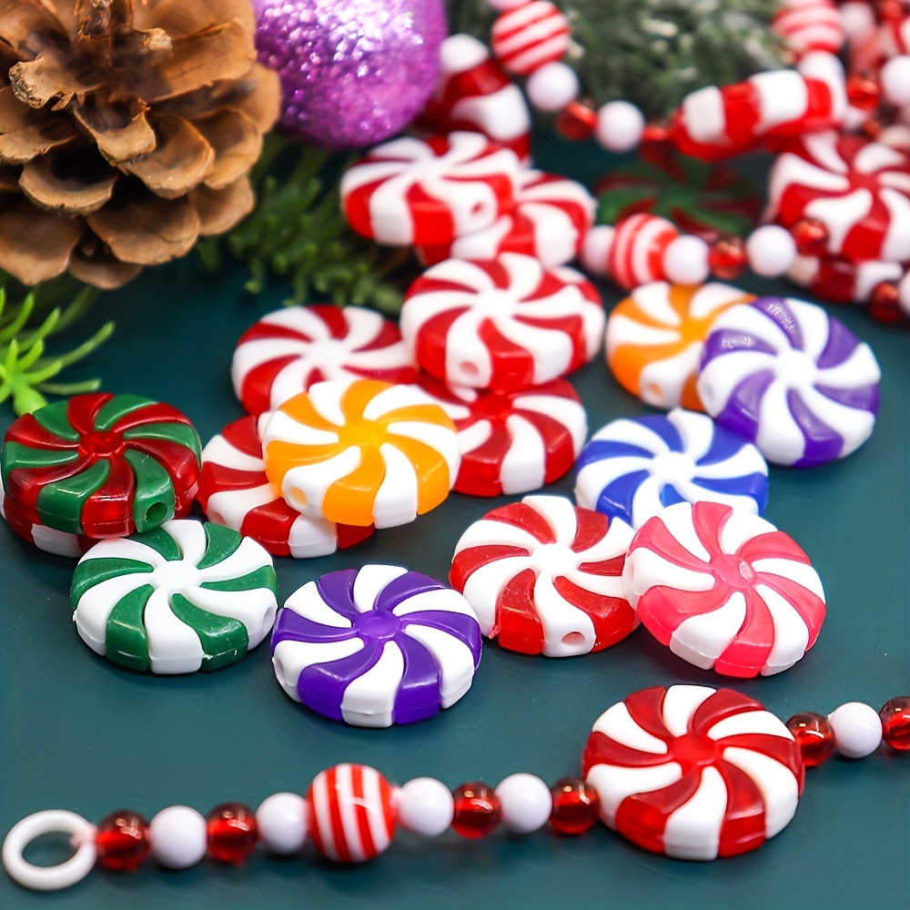 Fake Candy For Christmas Tree Decorations Red White Sweets - Temu