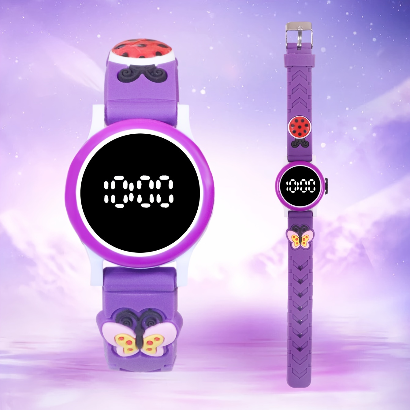 Reloj Digital para niña y mujer, pulsera de moda informal, relojes  electrónicos para estudiantes, regalo para niños, relojes de gato para  jóvenes - AliExpress
