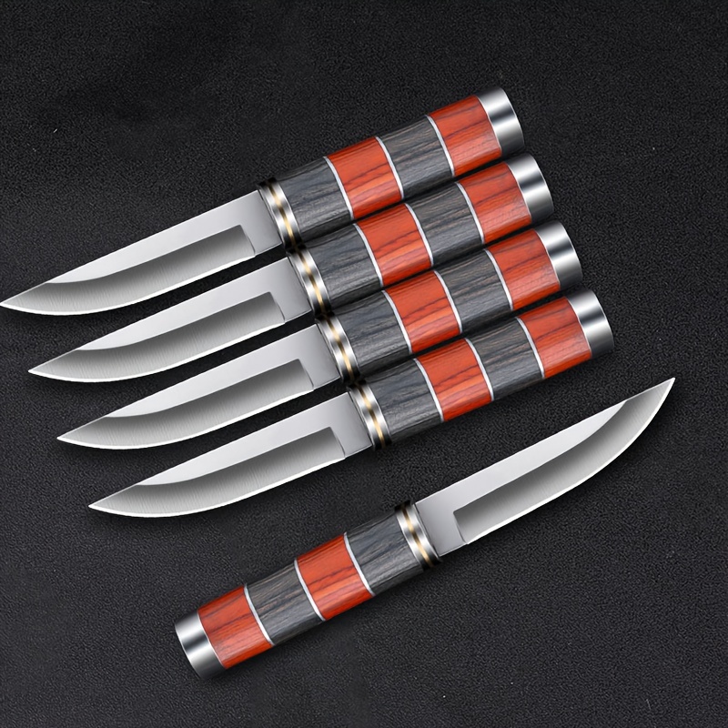 Mongolian Meat Knife With Knife Cover Portable Kitchen Knife - Temu