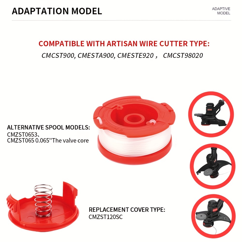 CRAFTSMAN Plastic String Trimmer Replacement Spool Cap in the