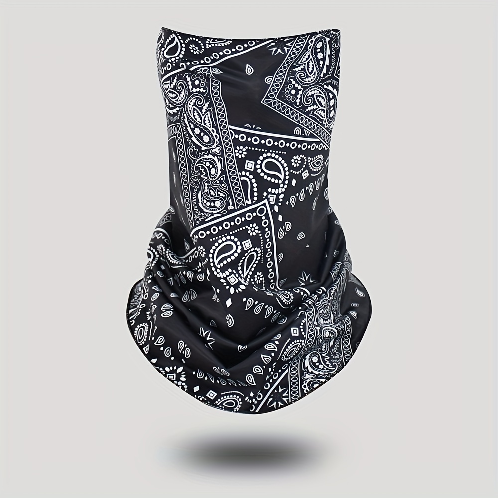 2pcs Paisley Print Sunscreen Mask, Unisex Balaclava