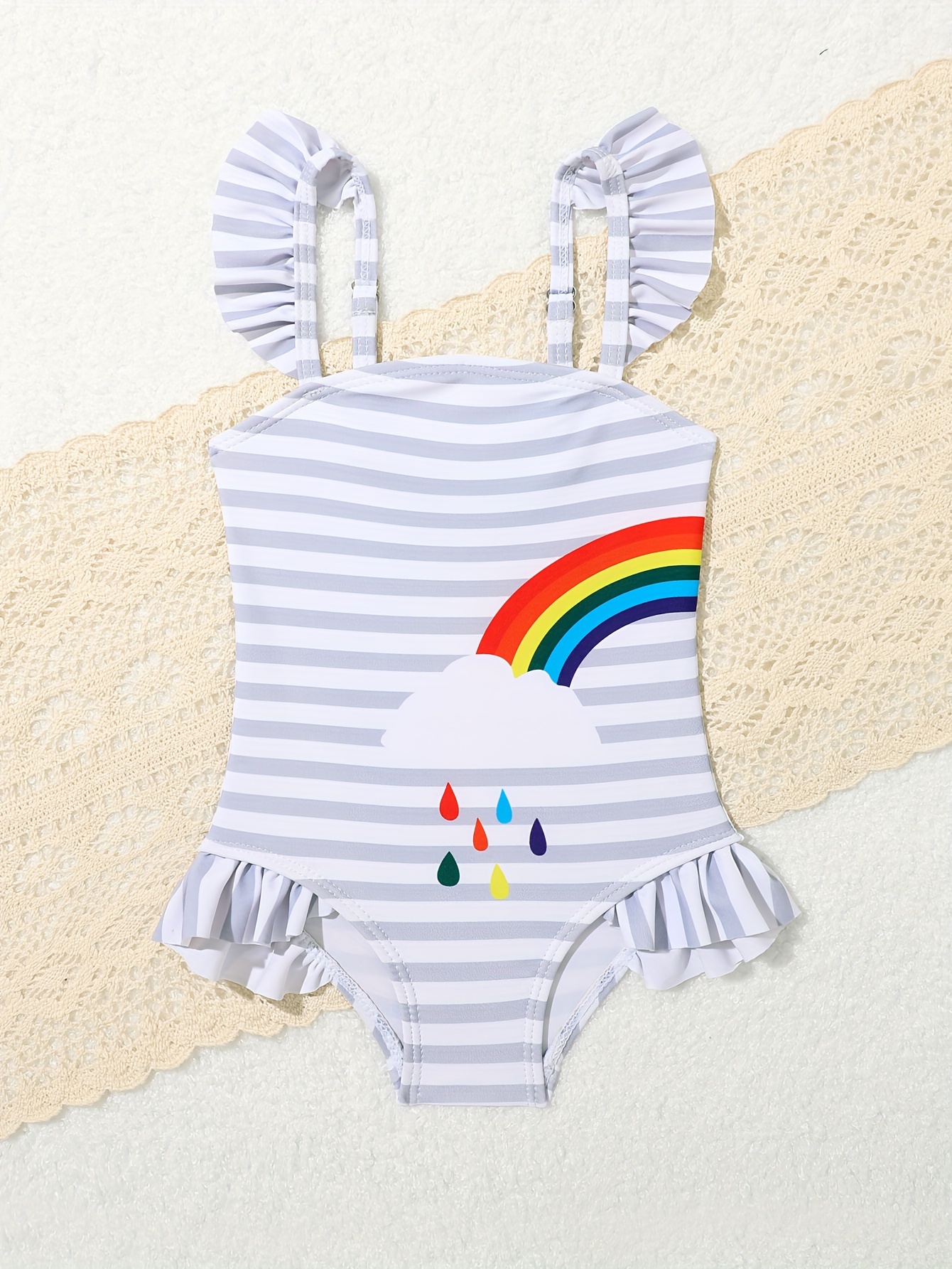 Baby girl sale unicorn bathing suit