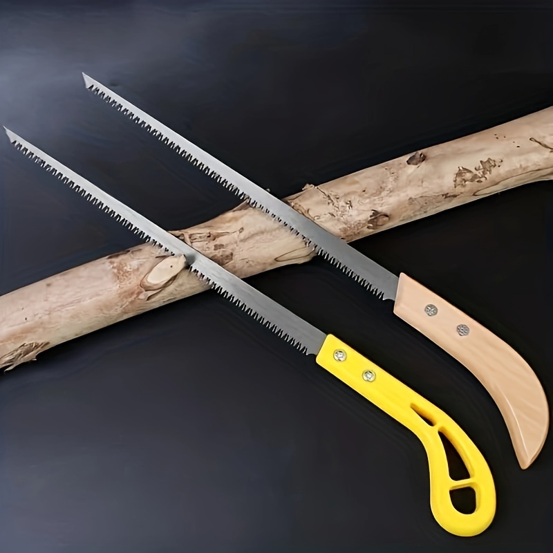 Sierra de mano para carpintería, sierra Manual de dientes de sierra de  acero al manganeso, herramientas de jardín
