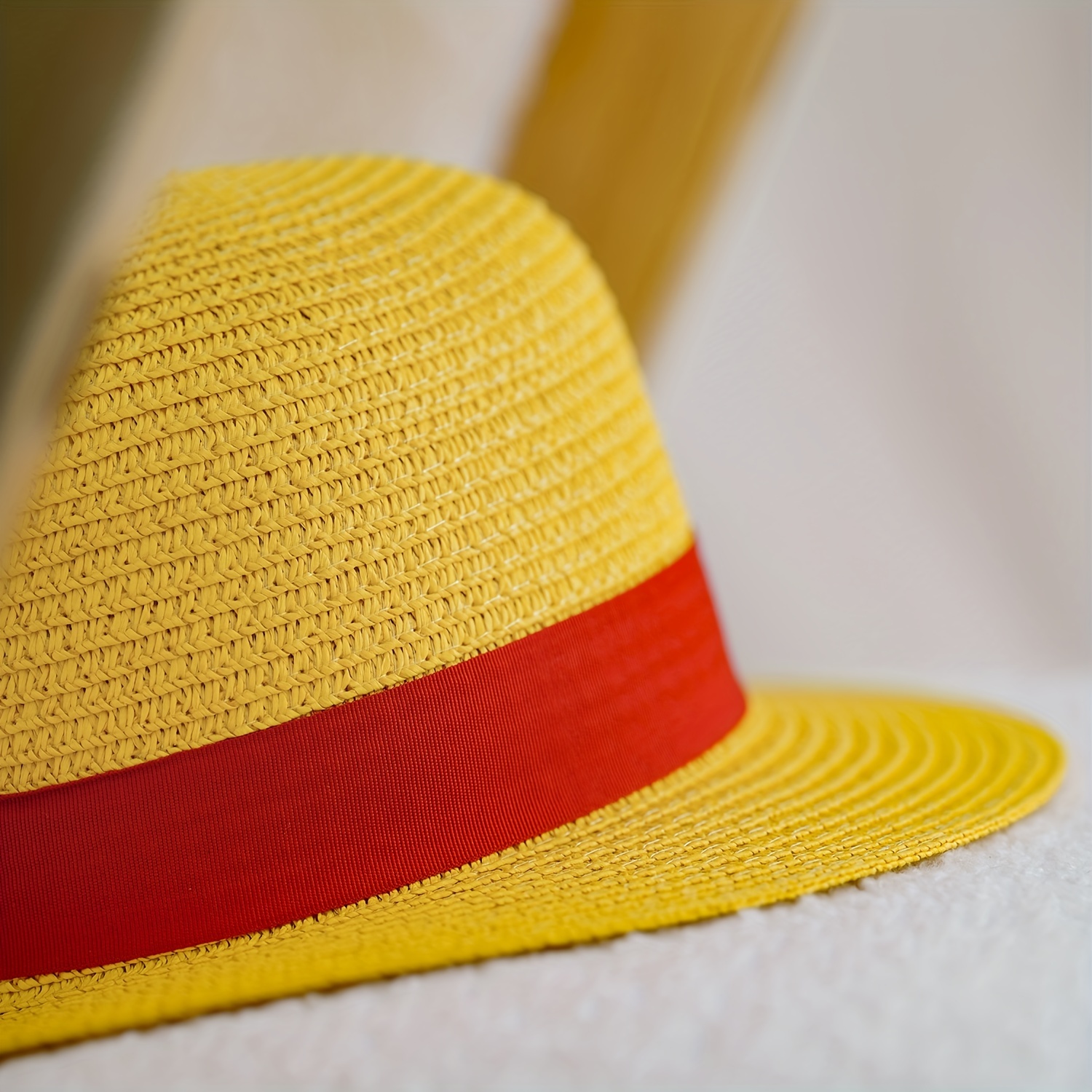 Yellow Nautical Straw Hat Cartoon Character Summer Sun Hat - Temu Oman