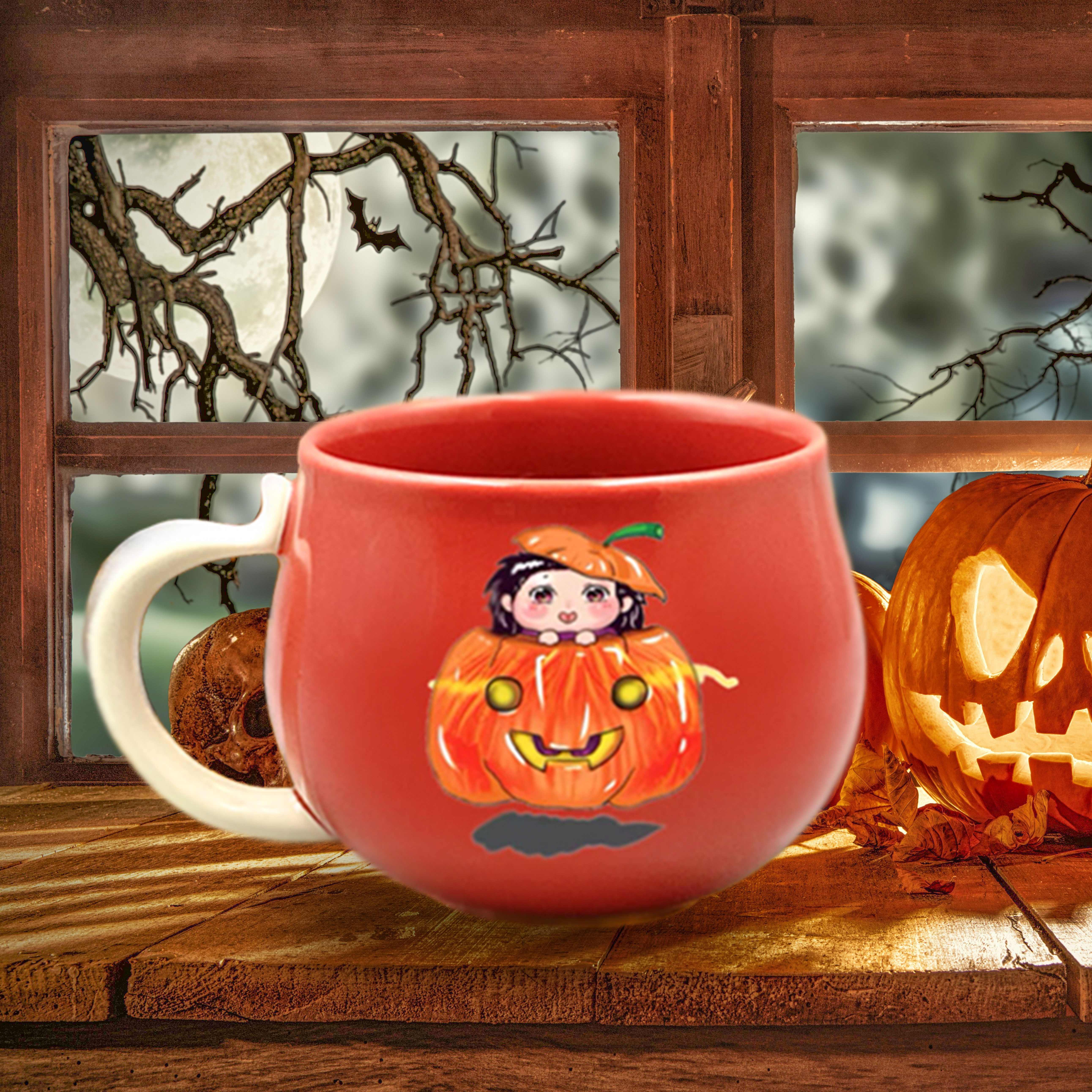 Ceramic Ghost Halloween Coffee Mug Halloween Novelty Water - Temu