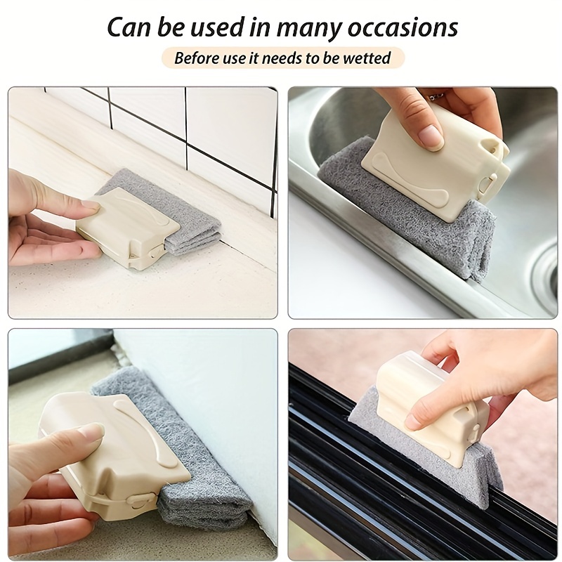 Groove Gap Cleaning Brush, Window And Sliding Door Track Cleaning Brush  Tile Lines Brush,window Blind Duster For Shower Shutter/car Vents/air  Conditio