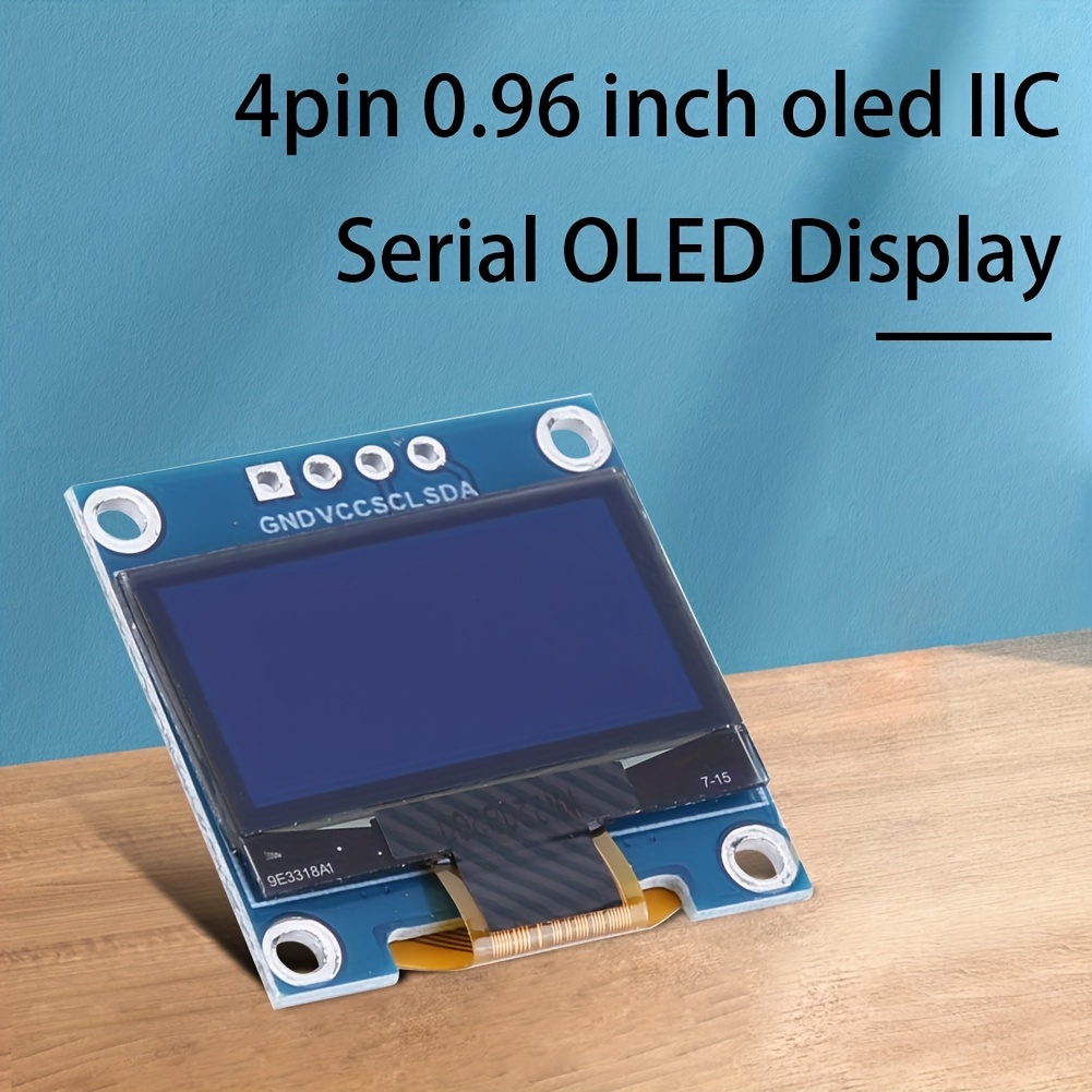 Écran OLED 0.91 Pouces 128x32 compatible ARDUINO / STM32 / Raspberry