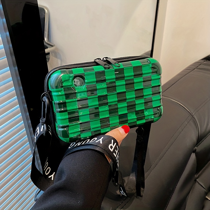 Retro Checkered Crossbody Bag, Fashion Mobile Phone Purse, Women's Shoulder  Bag For Every Day - Temu