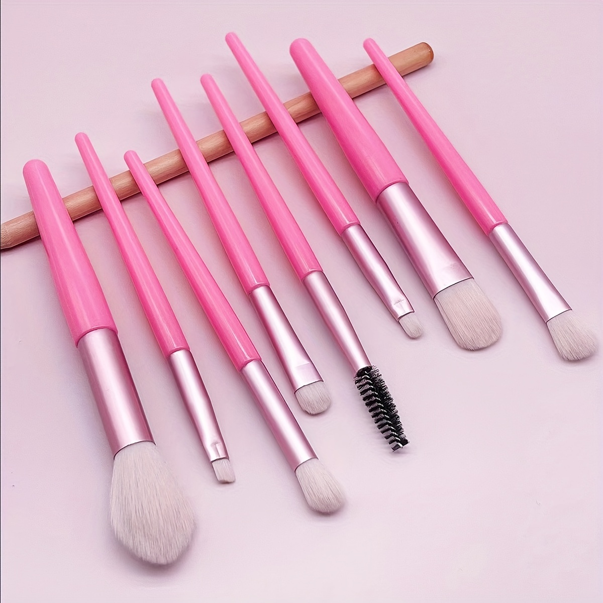 8Pcs/Pack Professional Makeup Brush Set Soft Bristle Blusher Eyeshadow  Brush +